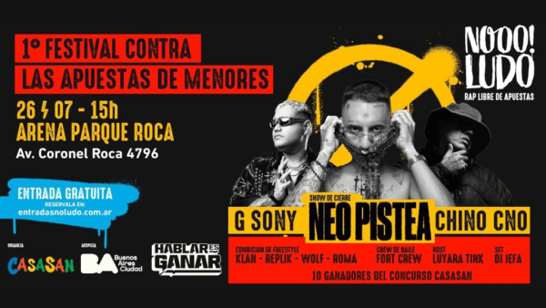 8u Loteria de Buenos Aires usa festival de música para conscientizar sobre riscos de apostas por crianças🎶